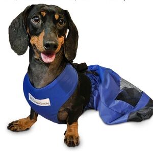 Blue and Black Walkin' Pets “drag bag”